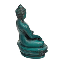 Load image into Gallery viewer, Buddha Turquoise Resin Statue - 5.5 in
