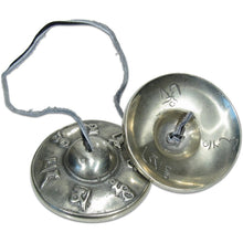 Load image into Gallery viewer, Om Mani Tibetan Tingsha - 3 Metal
