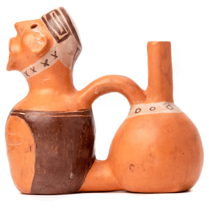 Huaco Silbador-Peruvian Whistling Vessel - Shaman
