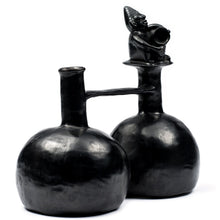 Load image into Gallery viewer, Huaco Silbador-Peruvian Water Whistling Vessel - Shaman with Vessel
