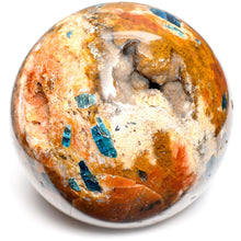 Load image into Gallery viewer, Blue Apatite with Jasper Sphere
