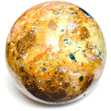 Load image into Gallery viewer, Blue Apatite with Jasper Sphere
