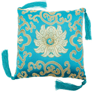 7 Inch Lotus Singing Bowl Cushion, Handmade Certified Fair Trade